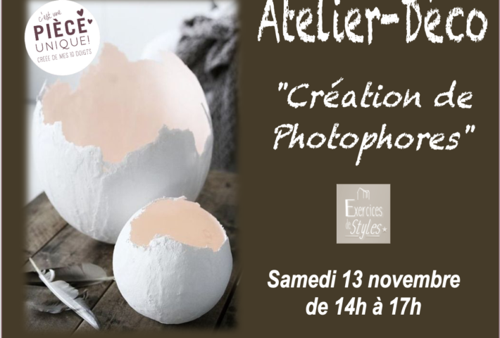 Atelier-Déco « Photophores »