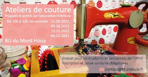 Ateliers de couture avec l’association Fil’Ambule