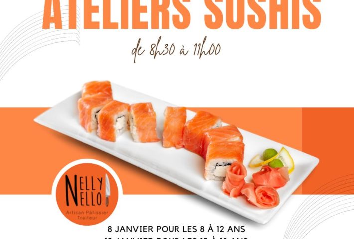 Atelier sushis 8 à 12 ans