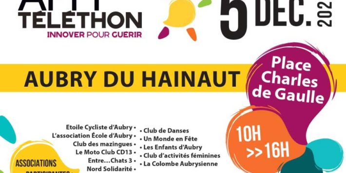 Téléthon 2021 à Aubry-du-Hainaut