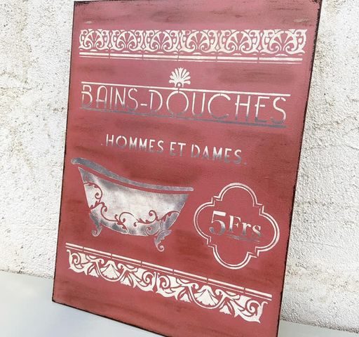 Atelier créatif adulte : plaque émaillée