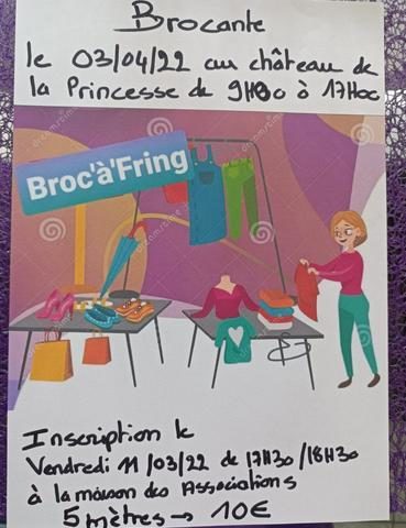 Brocante à Raismes, le 2 avril