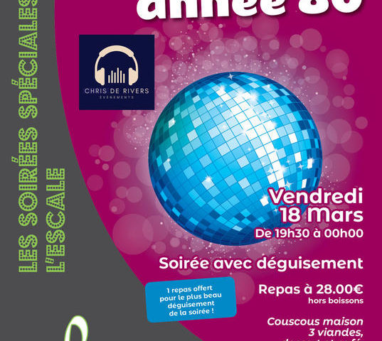 Soirée année 80