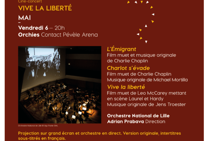 CONCERT/CINÉ  – VIVE LA LIBERTÉ à Orchies