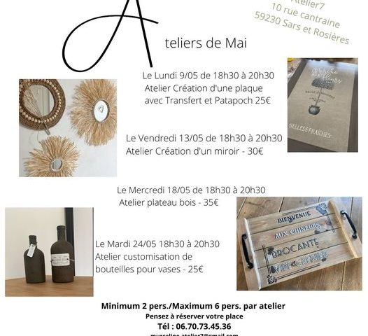 Deco atelier : création d’une plaque