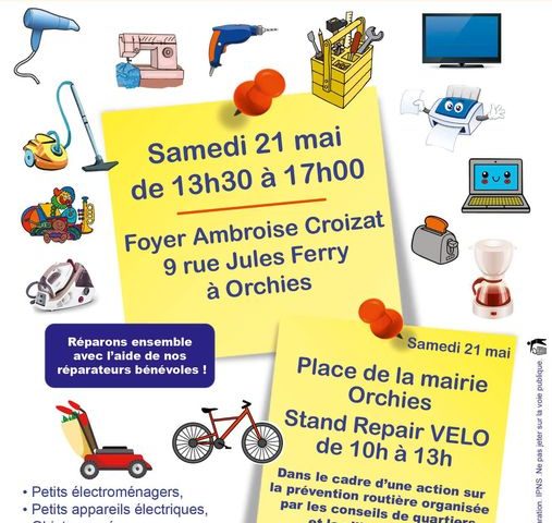 Repair café Orchies le 21-10