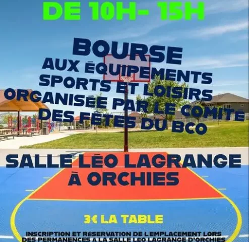 Bourse Sportive et Loisirs Orchies le 19 juin