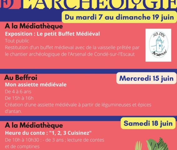Journée Européennes de l’Archéologie à Condé
