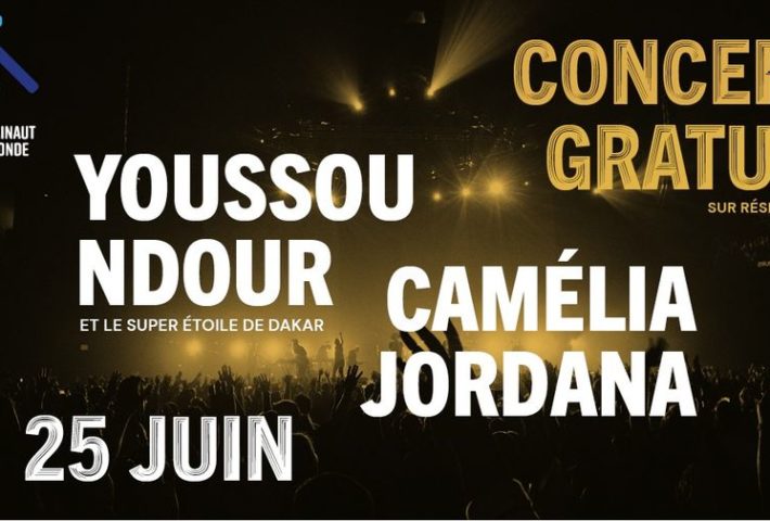 Concert gratuit wallers : Youssou NDour et Camélia Jordana