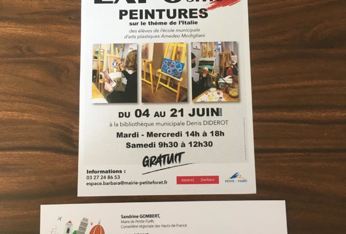 Exposition de peinture petite-Foret