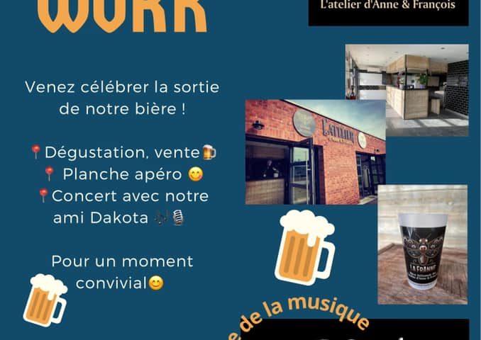 Fête de la musique à Lecelles et lancement La FrAnne bière artisanale