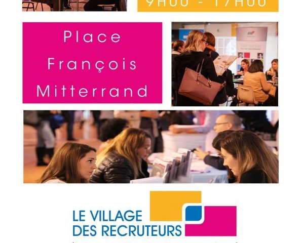 Le village des recruteurs, à Lille, Le 9 juin