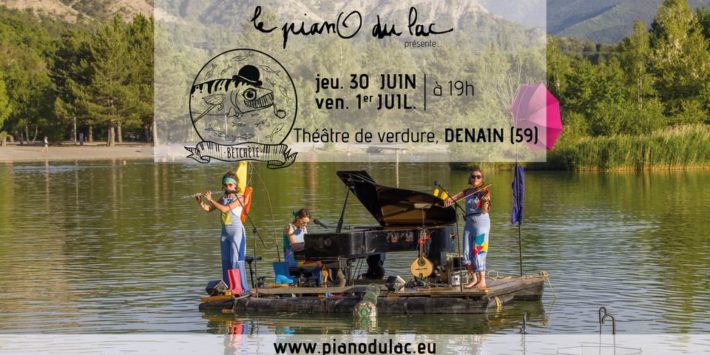 Le pianO du lac « Bètchète » | DENAIN (59) – Spectacle flottant