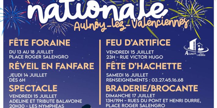 Brocante Aulnoy-lez-Valenciennes le 17 juillet