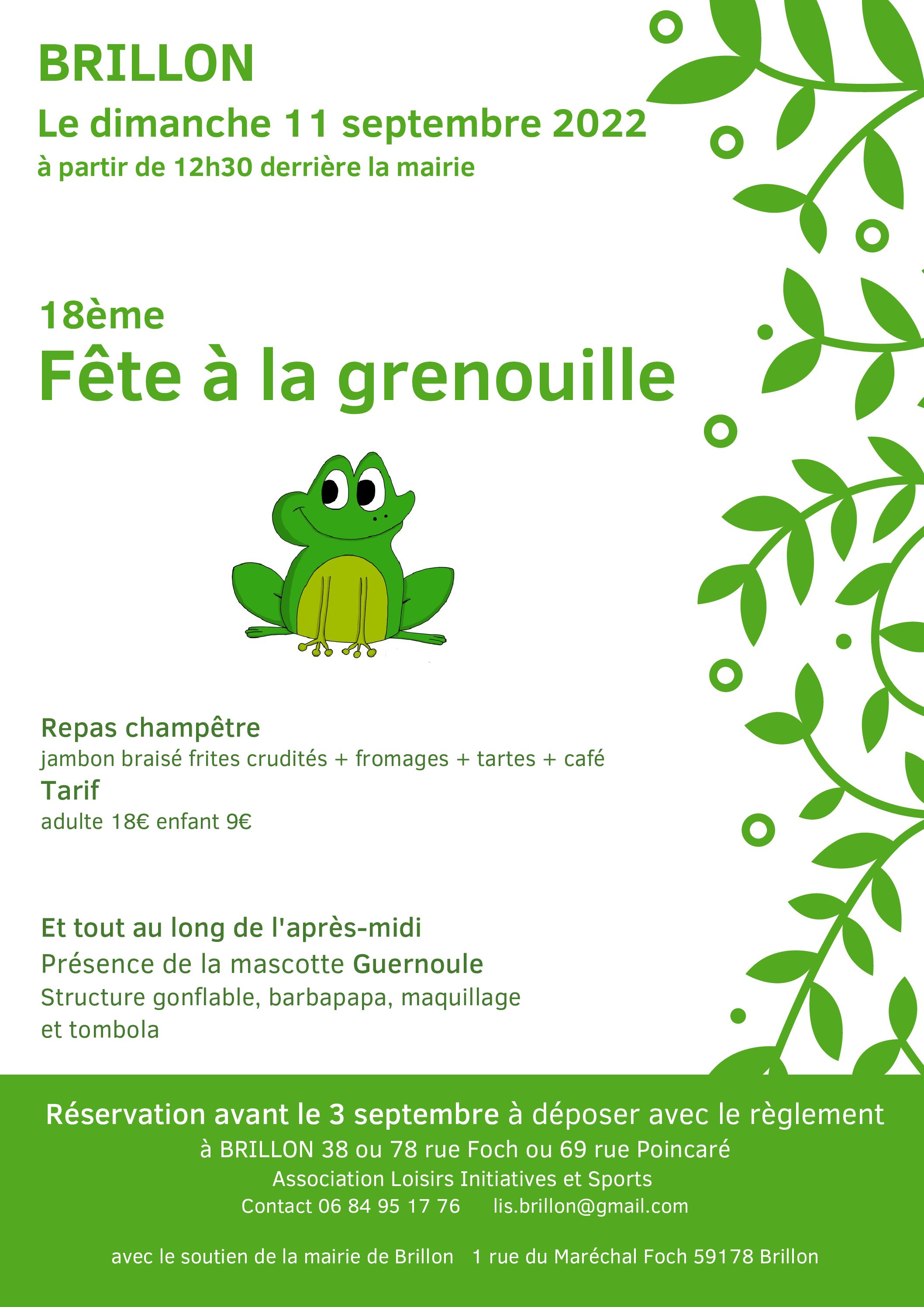 Fête à la grenouille