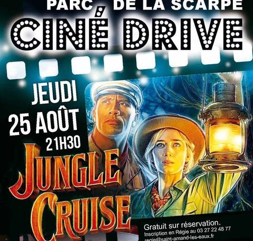 Projection Jungle Cruise, à Saint-Amand-Les-Eaux