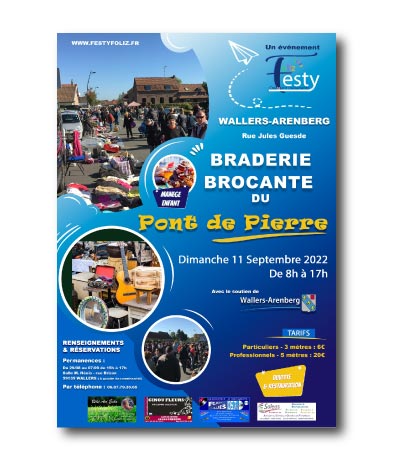 Braderie – Brocante 11 septembre, Wallers