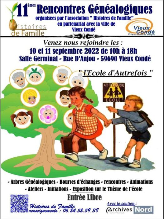 11ème rencontres généalogiques, Vieux-Condé