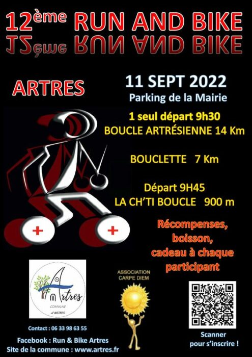 Run & Bike Artres le 11 septembre 2022