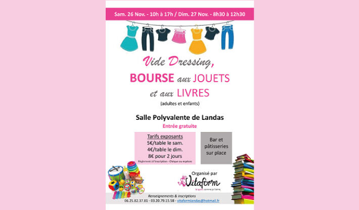 Brocante Landas le samedi 26 et 27 novembre