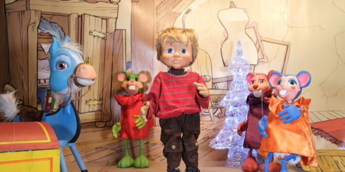 Théâtre marionnette à fil : Noël au Grenier