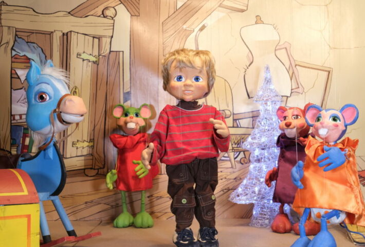 Théâtre marionnette à fil : Noël au Grenier