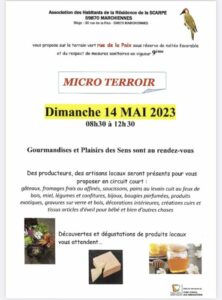 affiche marché micro terroir Marchiennes 14052023