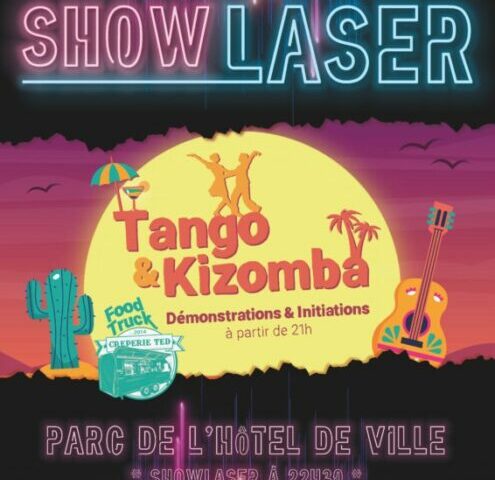 14 juillet à Croix : show laser