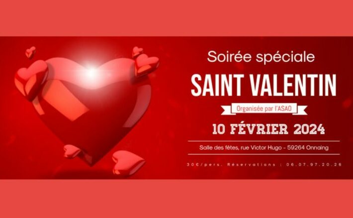 Soirée Saint-Valentin Onnaing