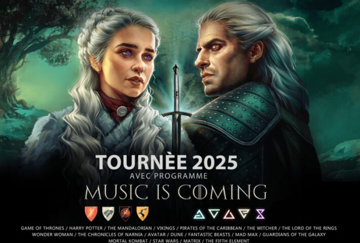 Ciné-concerts Lords of the Sound – Music is Coming : Découvrez la musique de films et jeux vidéo en live