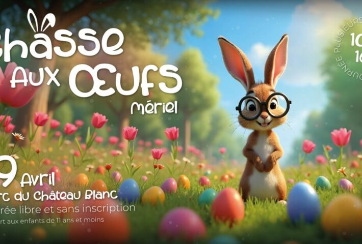 Pâques 2025 : Grande Chasse aux Œufs Gratuite au Parc du Château Blanc à Mériel !