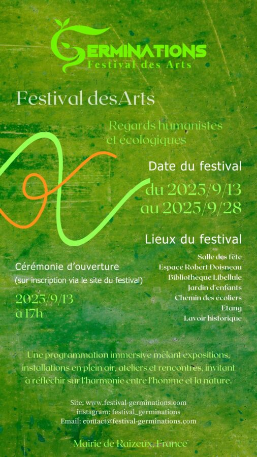 GERMINATIONS : le festival des arts inédit qui transforme Raizeux en galerie à ciel ouvert
